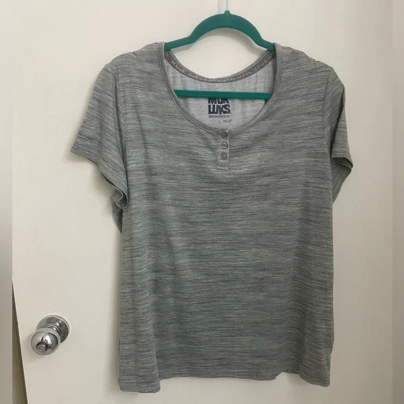 Henley shirt and skirt two-piece set - Picture 2 of 14